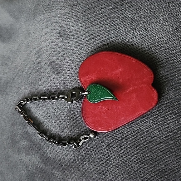 HERMES Fruit Motif Apple Bag Charm Red - Picture 3 of 5